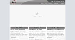 Desktop Screenshot of emergencyalertsystems.com.au