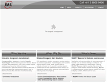 Tablet Screenshot of emergencyalertsystems.com.au